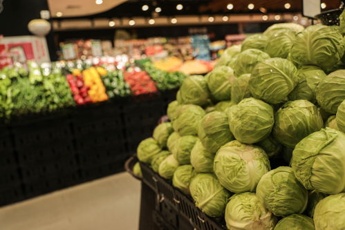 包菜蔬菜商场超市商品货物摄影图 摄影